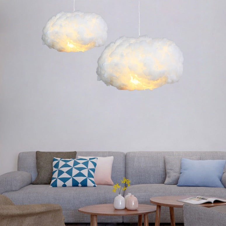 Cloud Ceiling Light with Soft Fabric Floating Design | Zareli