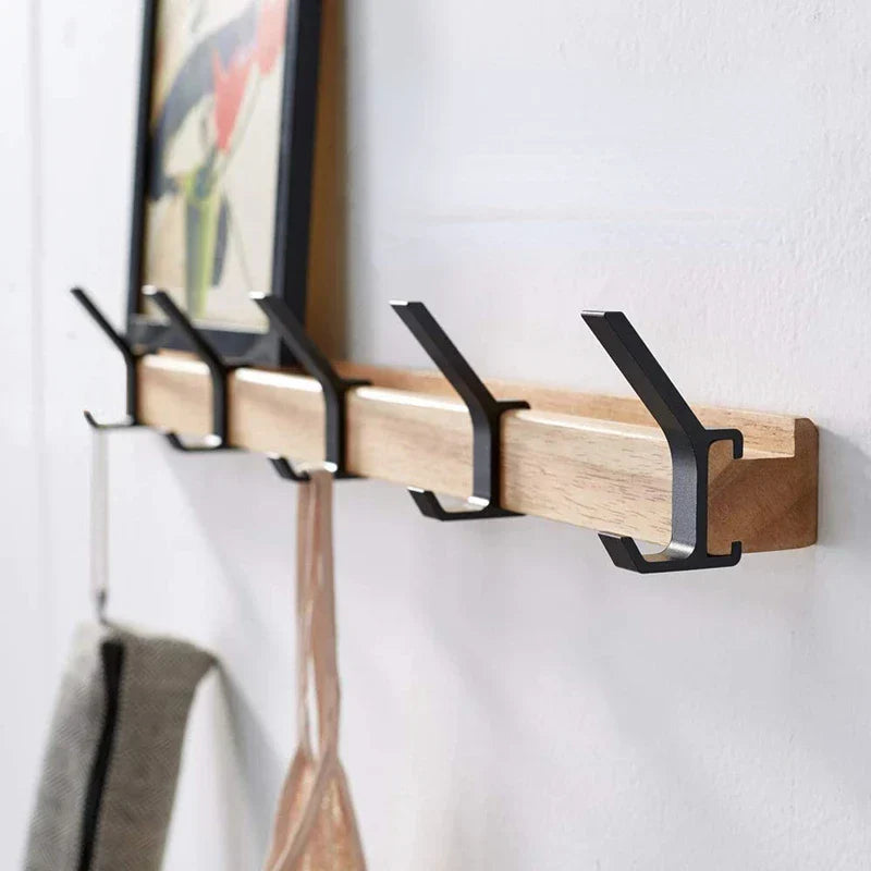 Coat Rack Nordic Design Movable Hooks | Miravo