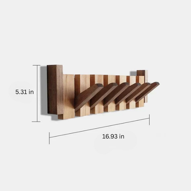 Coat Rack Piano Inspired Wall Organizer Modern Design | Toravi
