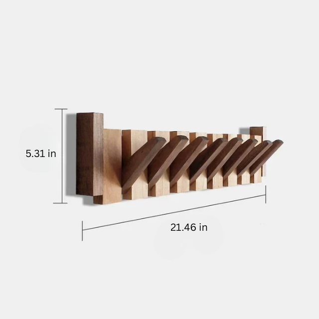 Coat Rack Piano Inspired Wall Organizer Modern Design | Toravi