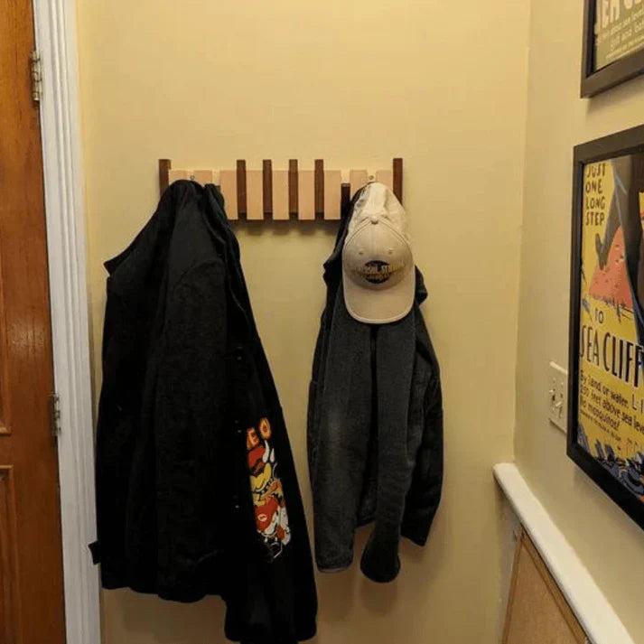 Coat Rack Piano Inspired Wall Organizer Modern Design | Toravi