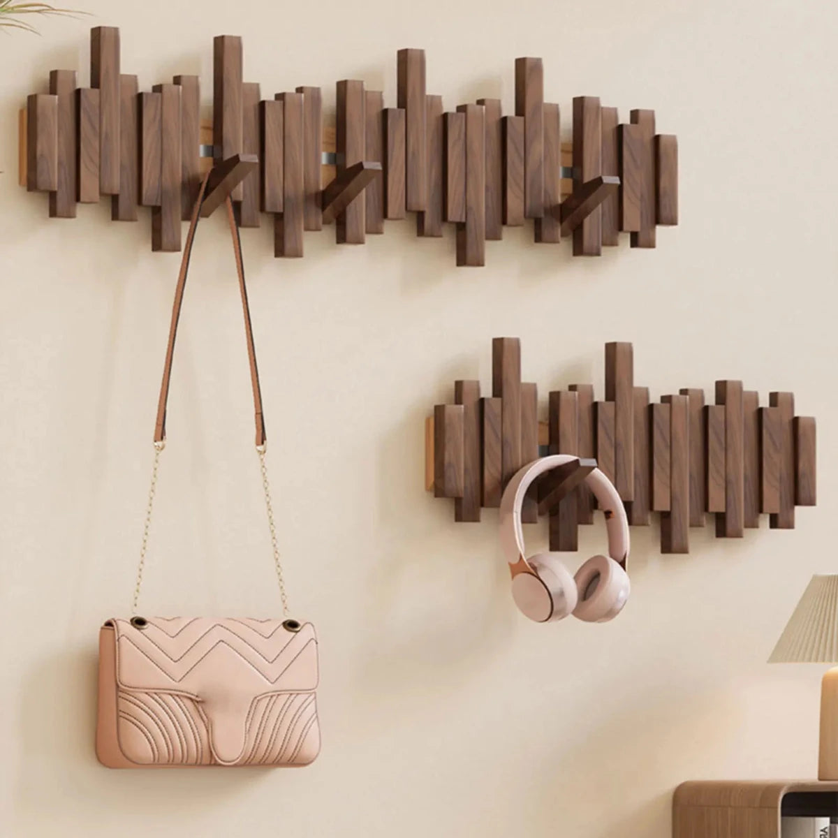 Coat Rack Solid Wood in Piano Design | Zolavi