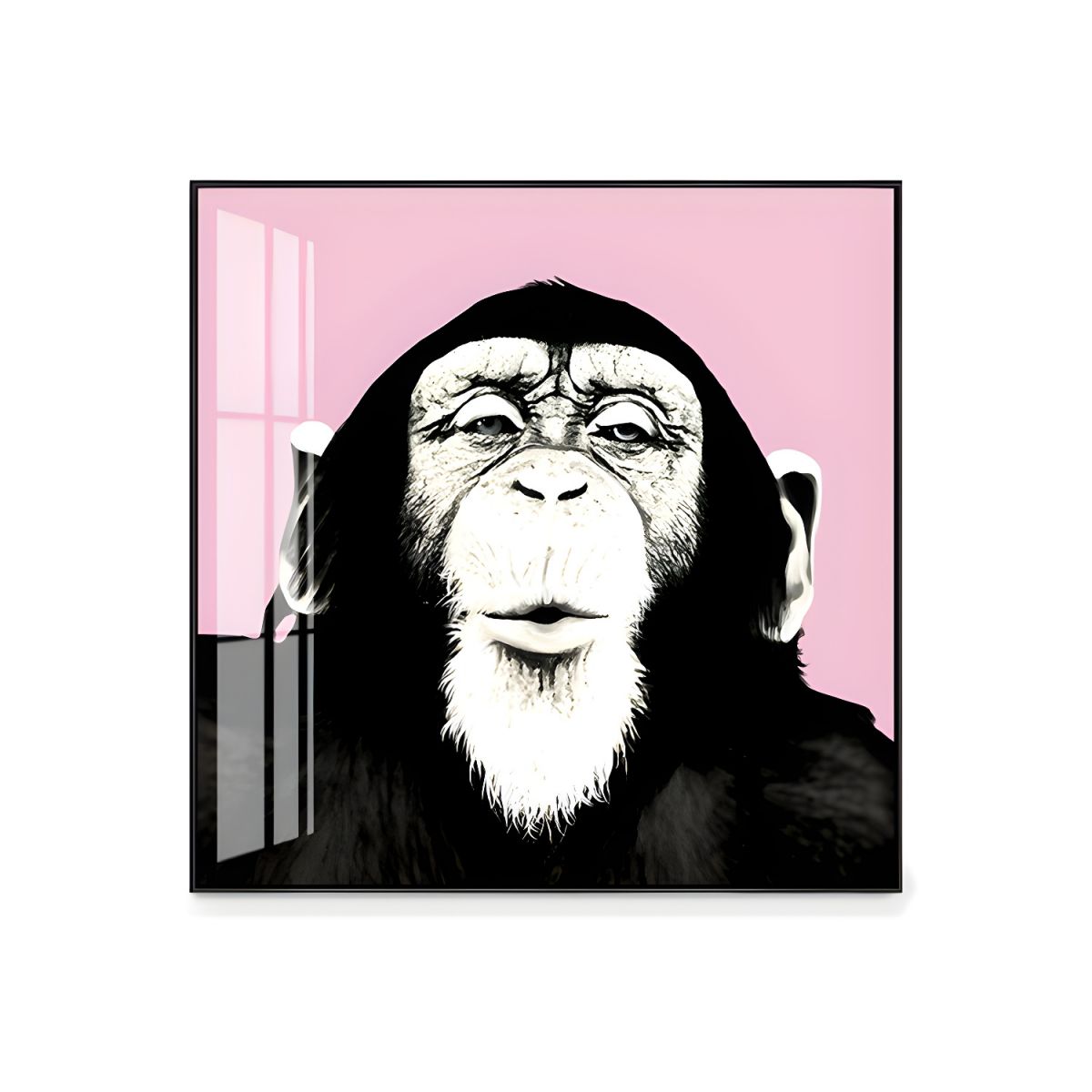 Colourful Chimpanzee Canvas Wall Art Kids Room Decor | Kidvara