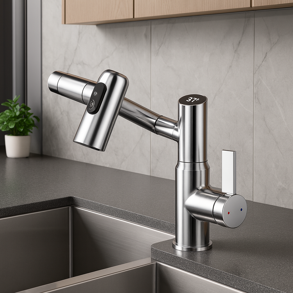 Crane LED Mixer Modern Design | Lusviro