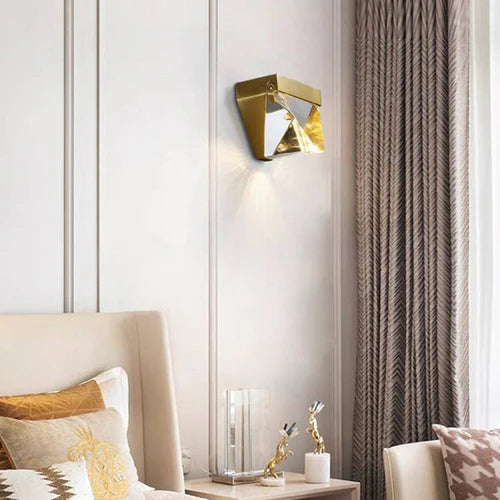 Crystal Diamond Wall Light Outdoor Metal Design | Crystor