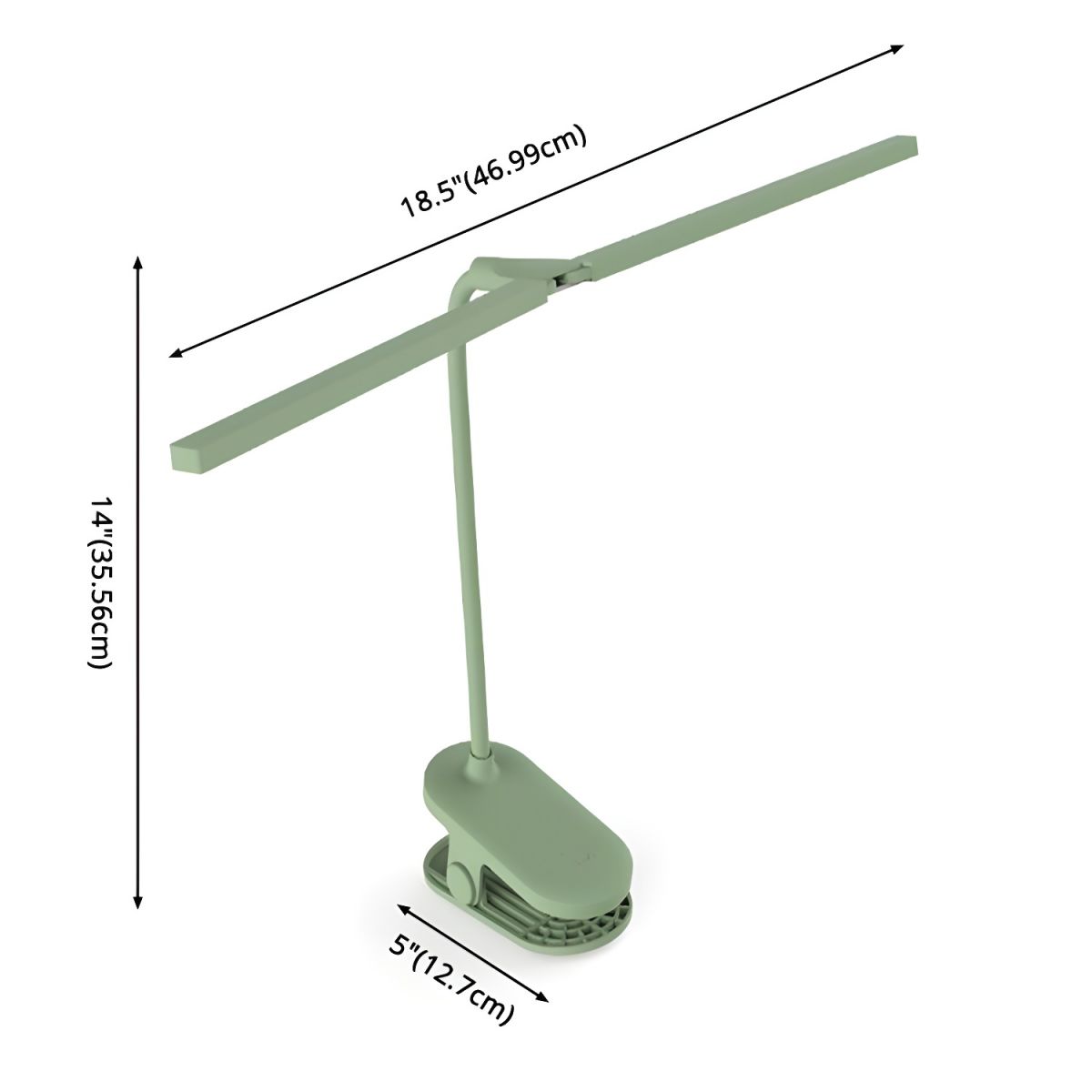 Desk Lamp with Clip Rechargeable LED Modern Style | Marilo