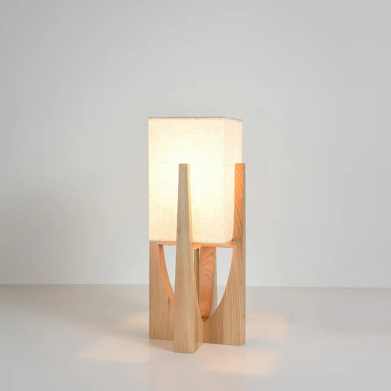 Floor Lamp Fabric Shade Japanese Wabi Sabi Interior | Nobira
