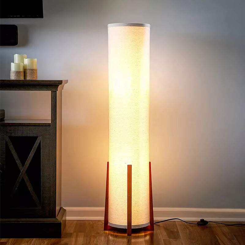 Floor Lamp Fabric Shade Scandinavian Interior Lighting | Faborin