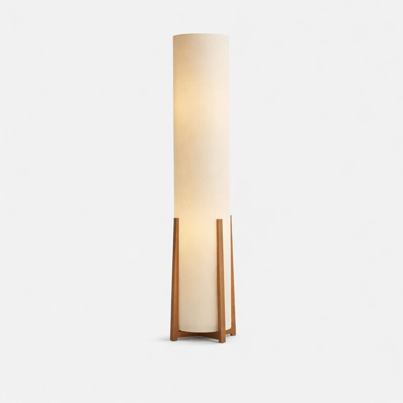 Floor Lamp Fabric Shade Scandinavian Interior Lighting | Faborin