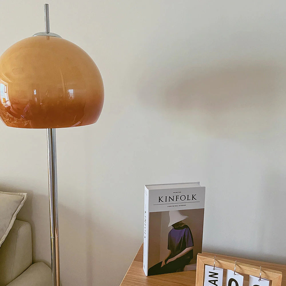 Floor Lamp Glass Shade Bauhaus Style | Ulvern