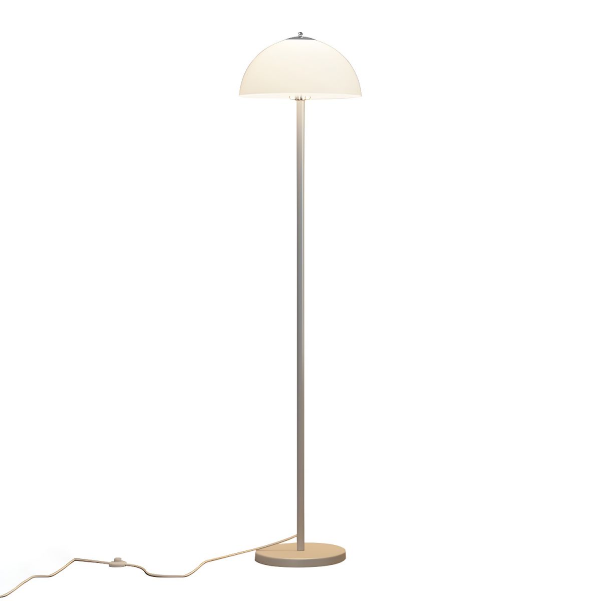 Floor Lamp Glass Shade in Modern Bedroom Style | Evrona