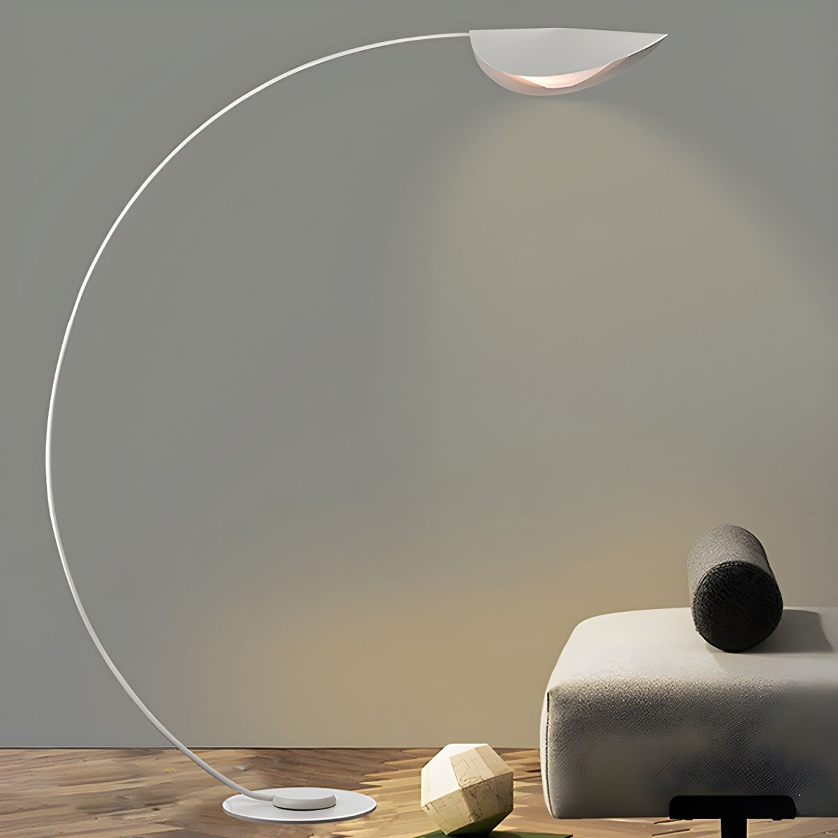 Floor Lamp Metal Arched Minimalist Design | Mavira