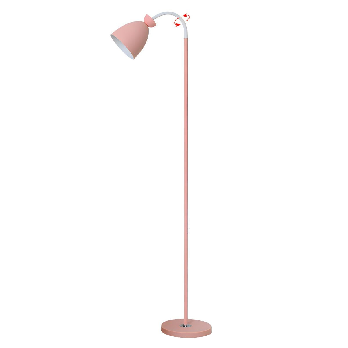 Floor Lamp Metal Bell Shade Nordic Design | Olvian