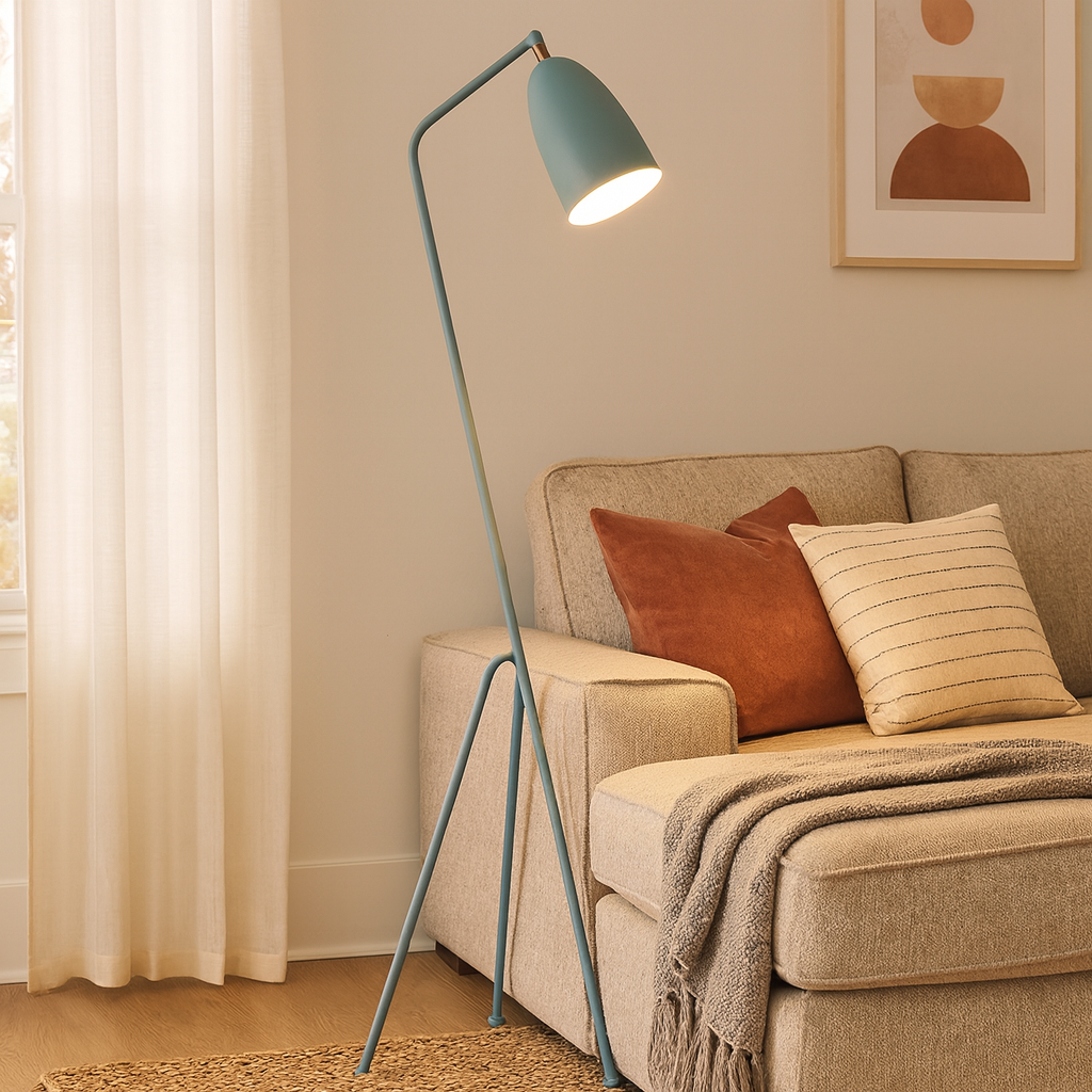 Floor Lamp Metal Dome in Nordic Style | Norven