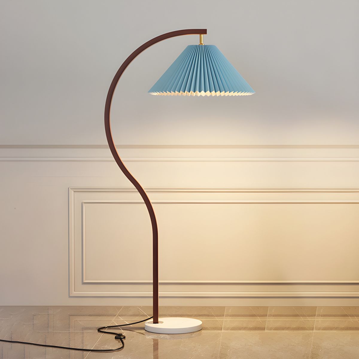 Floor Lamp Metal Frame Nordic Style | Valmora