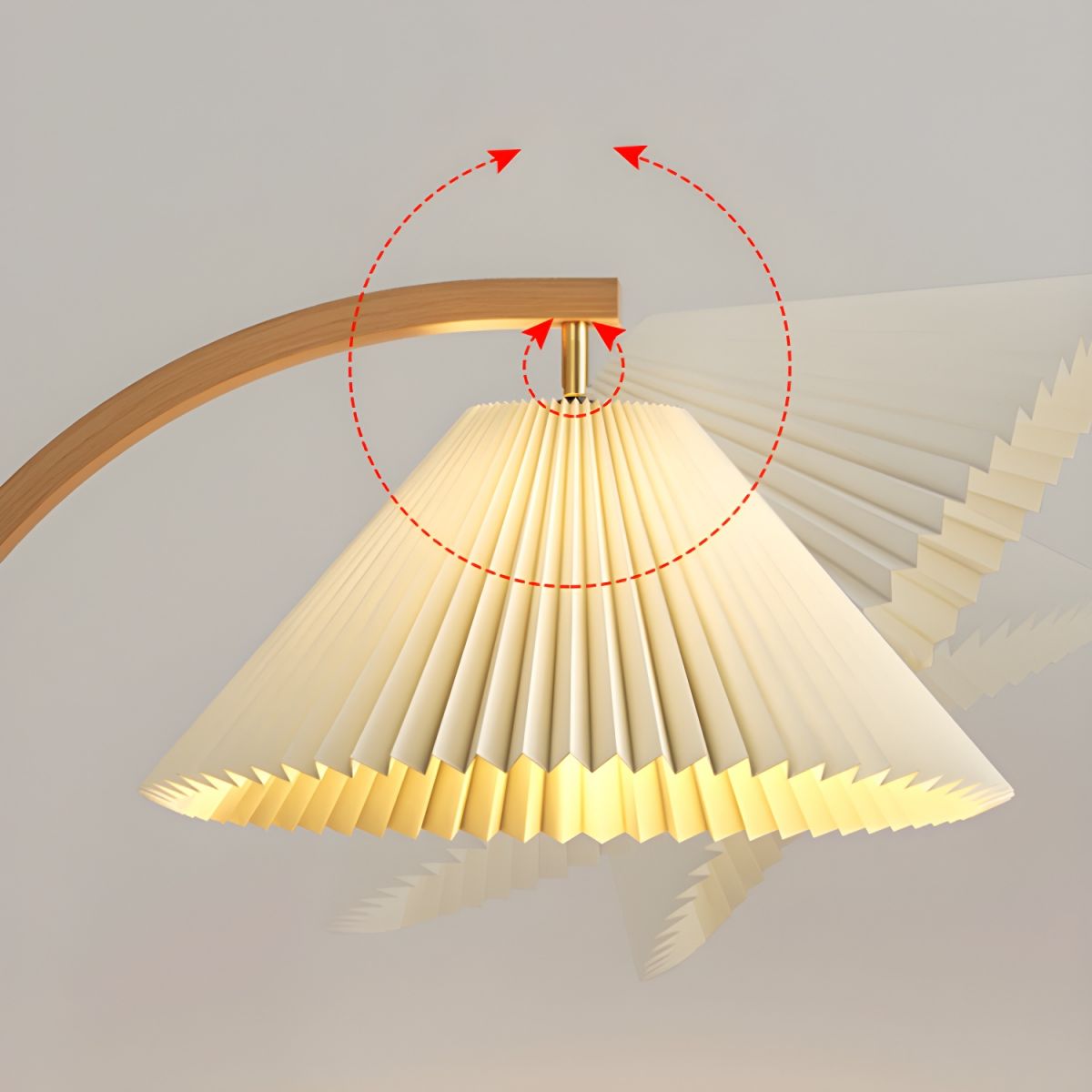 Floor Lamp Metal Frame Nordic Style | Valmora