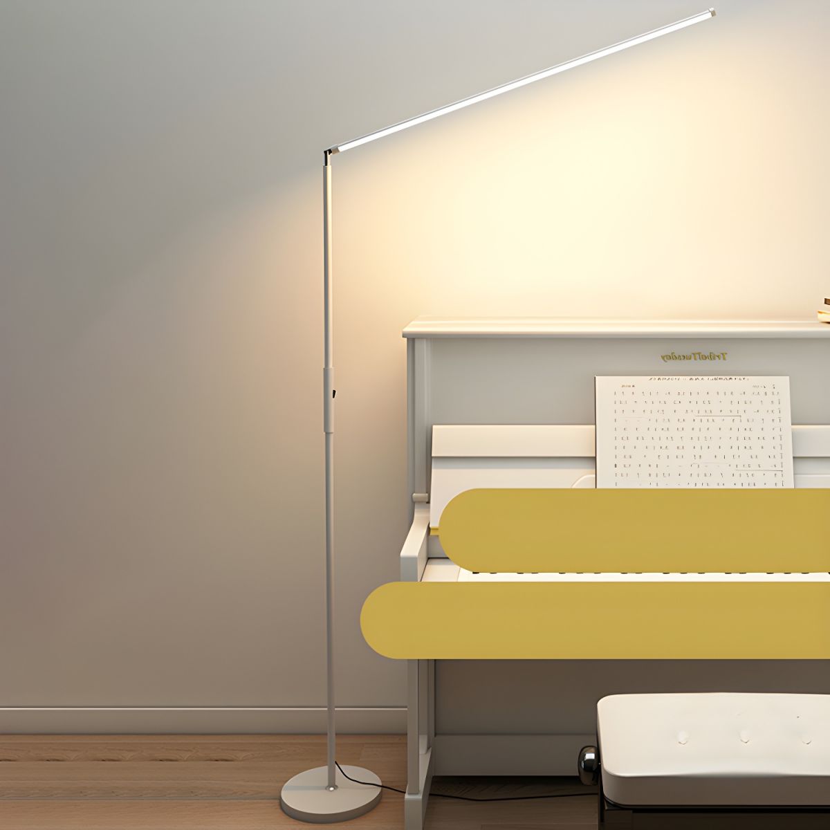 Floor Lamp Metal Linear Design Modern Living | Renivo