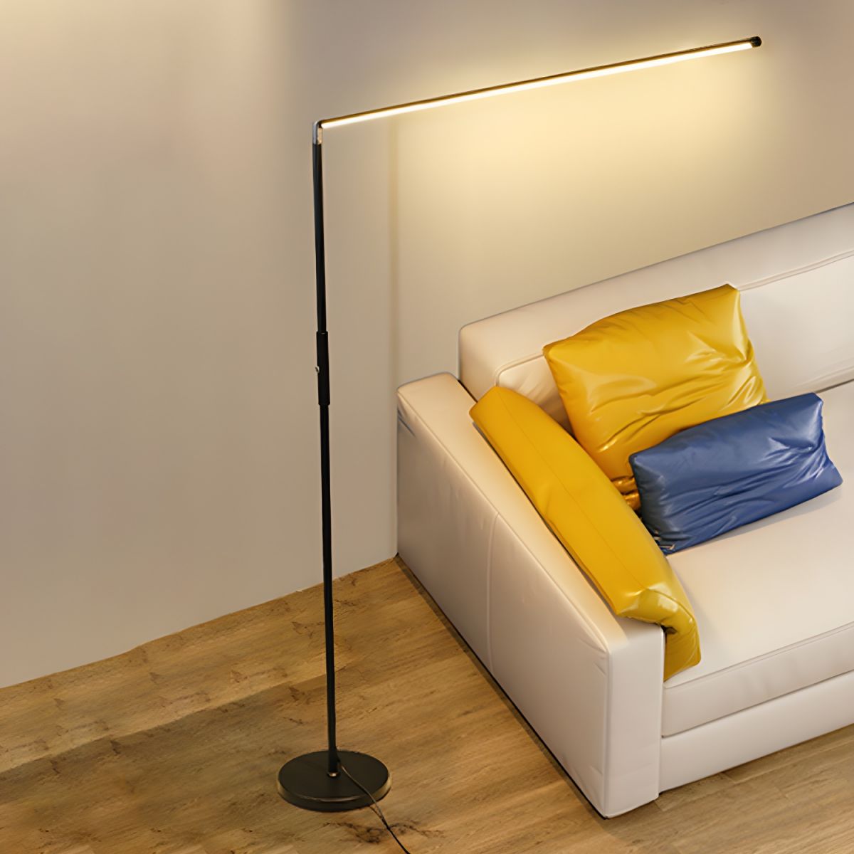 Floor Lamp Metal Linear Design Modern Living | Renivo