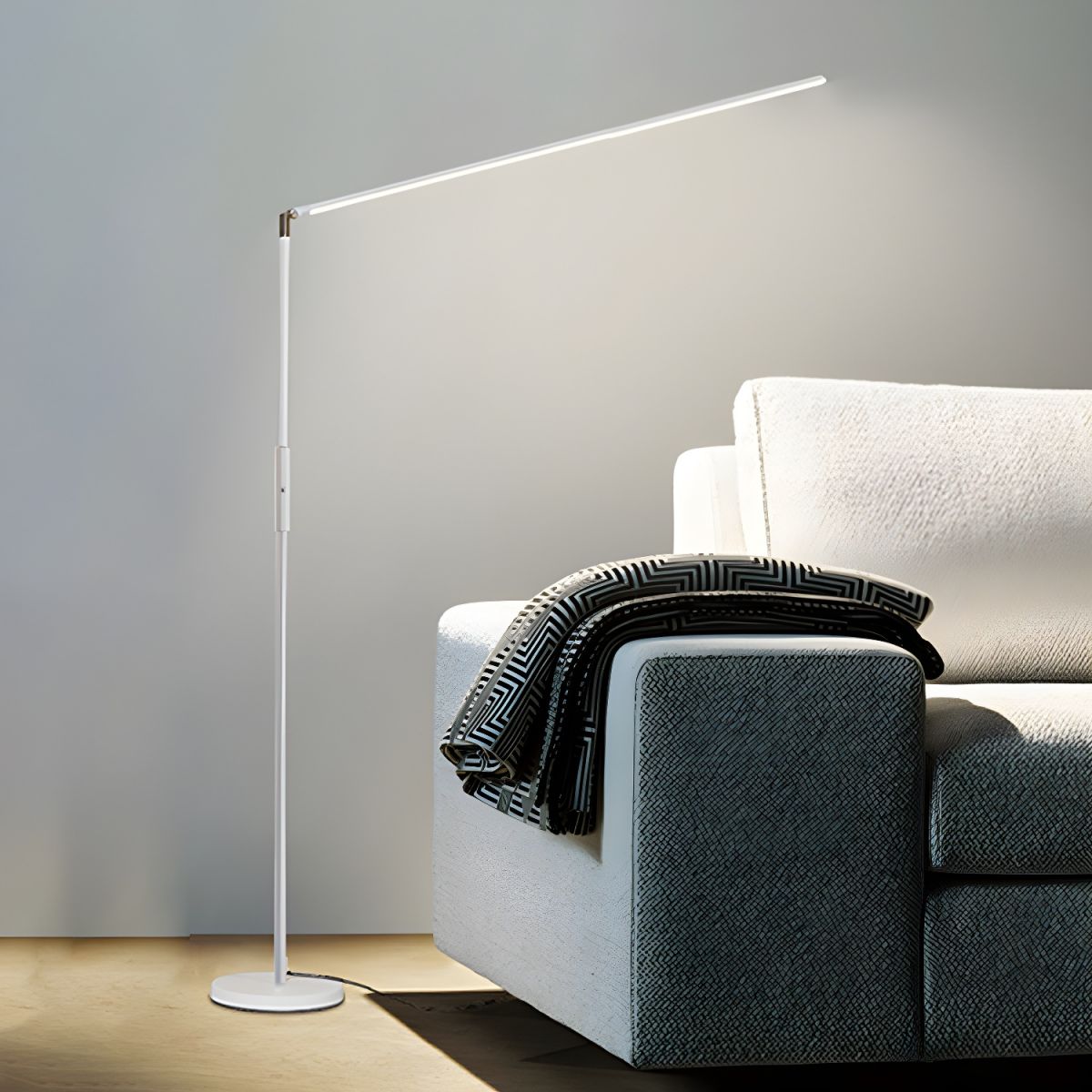 Floor Lamp Metal Linear Design Modern Living | Renivo