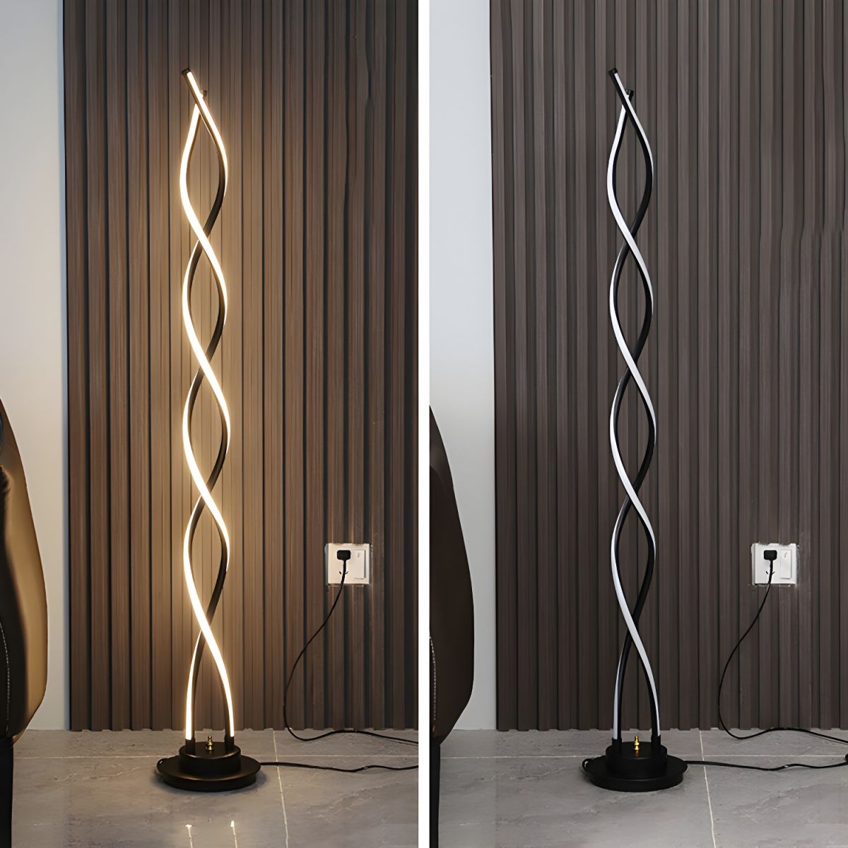 Floor Lamp Metal Linear Modern Design | Vareli