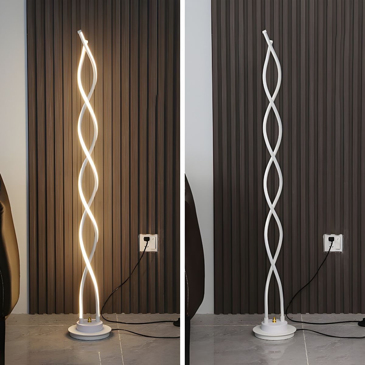 Floor Lamp Metal Linear Modern Design | Vareli