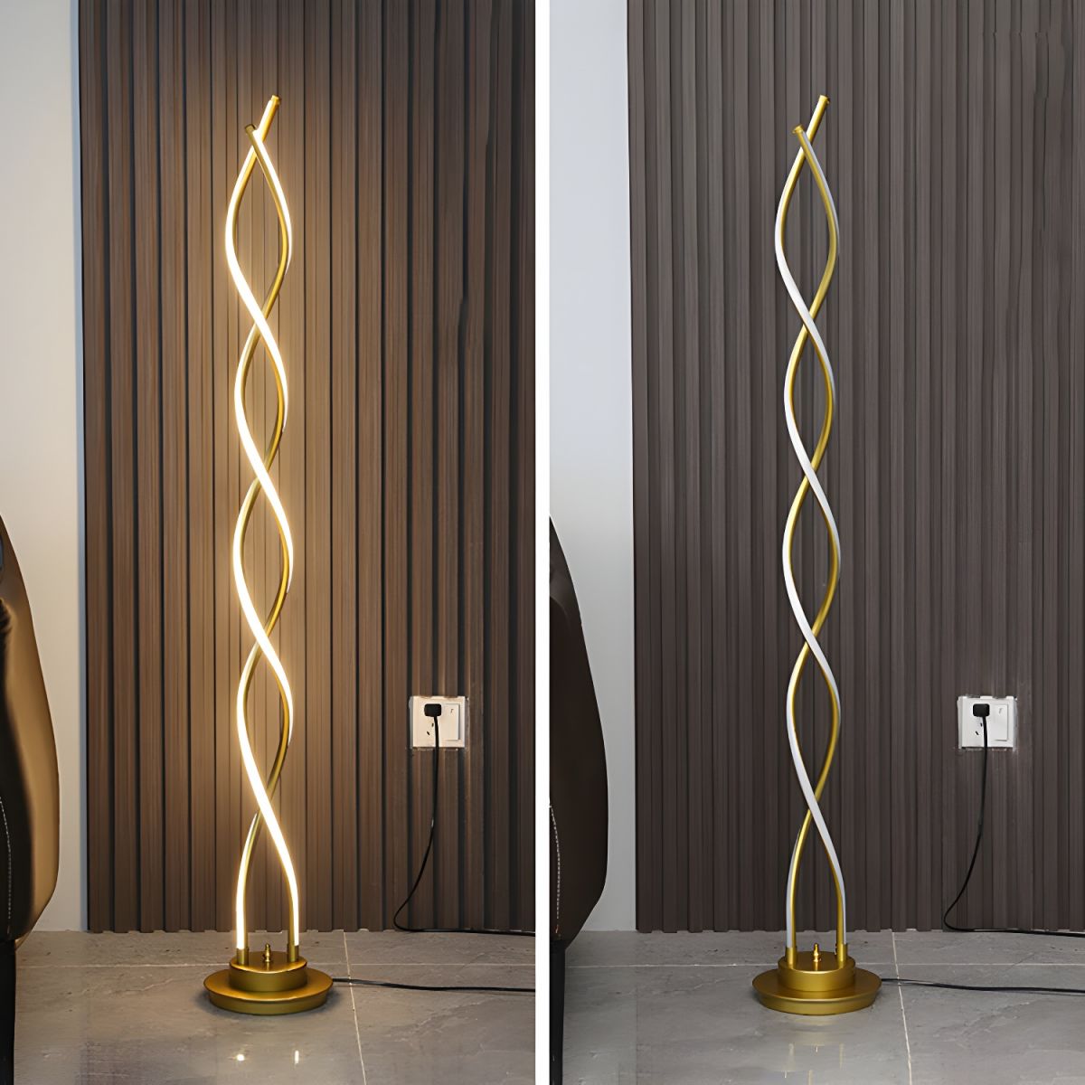 Floor Lamp Metal Linear Modern Design | Vareli