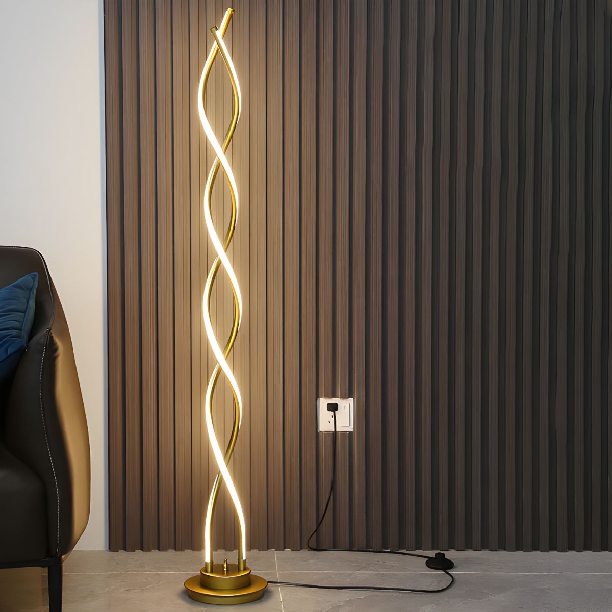 Floor Lamp Metal Linear Modern Design | Vareli