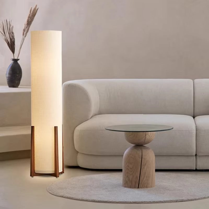 Floor Lamp Scandinavian Fabric Shade Interior Style | Junaro