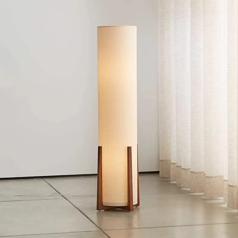 Floor Lamp Scandinavian Fabric Shade Interior Style | Junaro