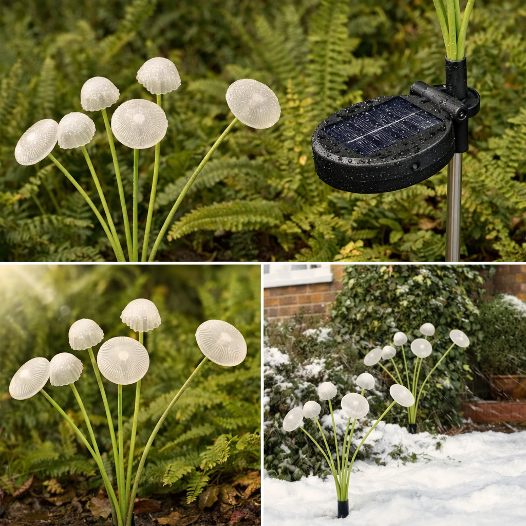 Ground Light Solar Mushroom LED for Garden | Lumivoa