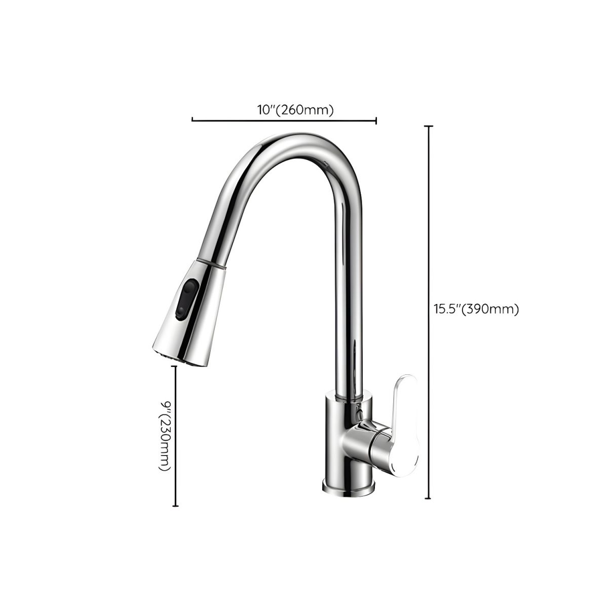 Kitchen Faucet Copper Swivel Spout Modern Design | Tapvora