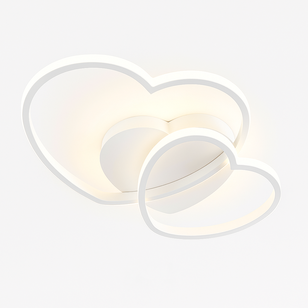 LED Ceiling Light for Girls Room Heart Shaped | Lumina