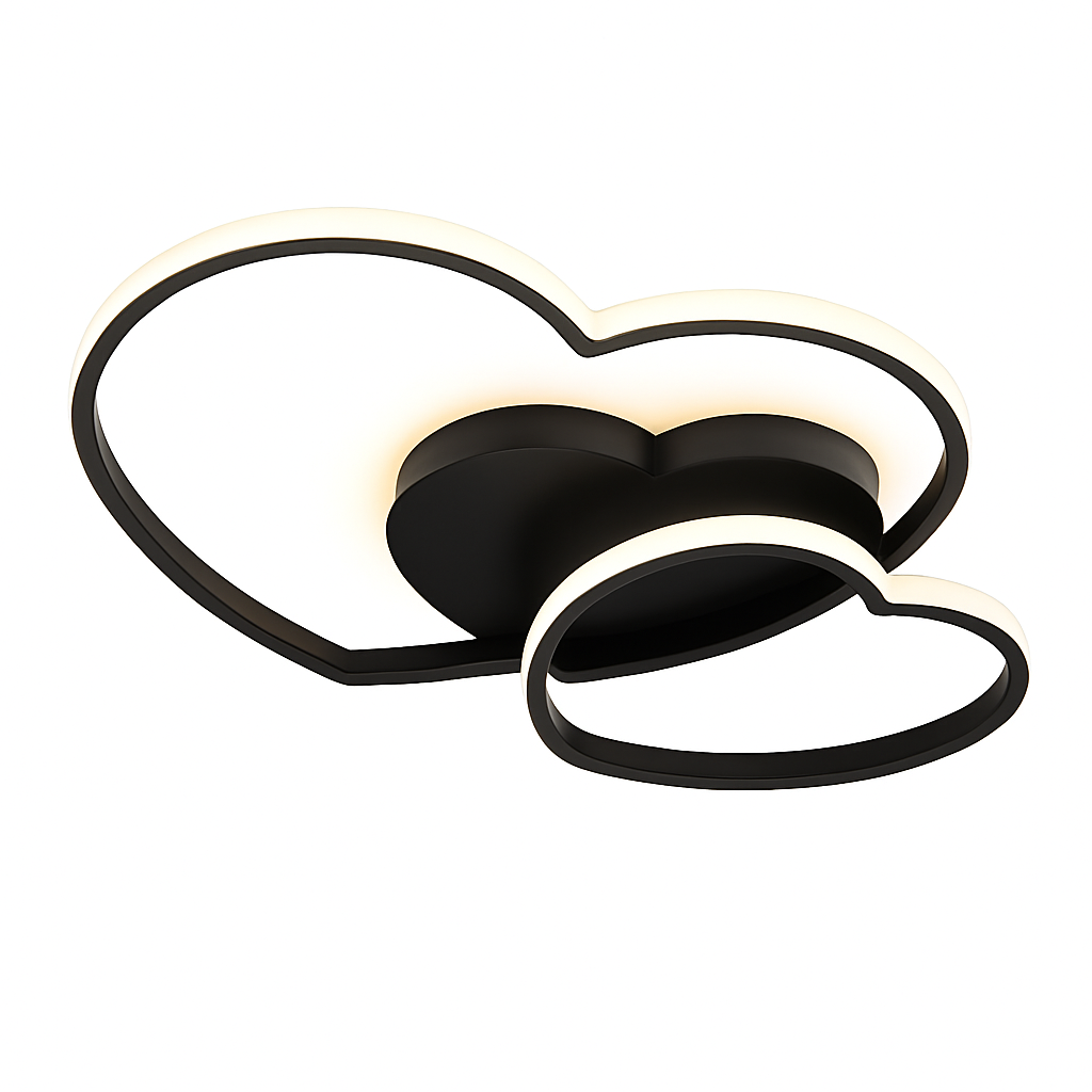 LED Ceiling Light for Girls Room Heart Shaped | Lumina