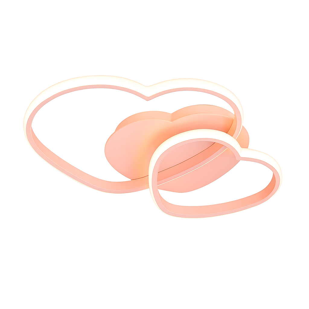 LED Ceiling Light for Girls Room Heart Shaped | Lumina