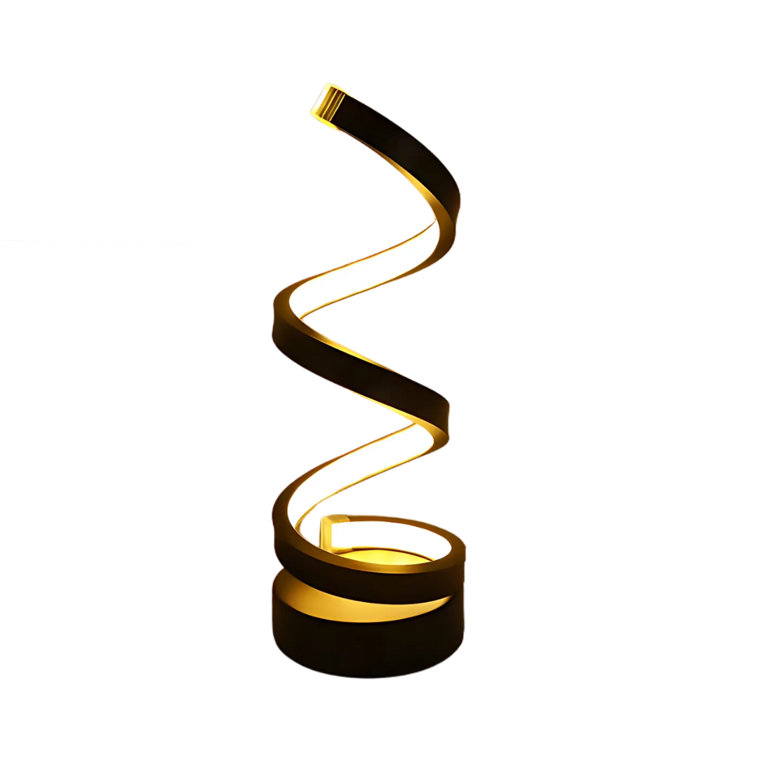 LED Table Lamp Spiral Design Dimmable with 3 Light Modes | Pavula