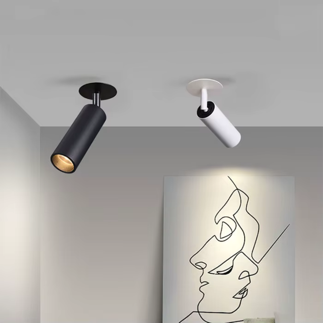 Modern LED Ceiling Light in Aluminium – Iriso