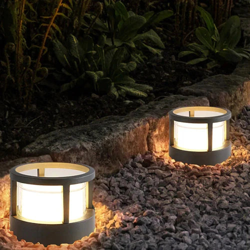 Modern Metal Acrylic Bollard Light Outdoor Garden | Tunero