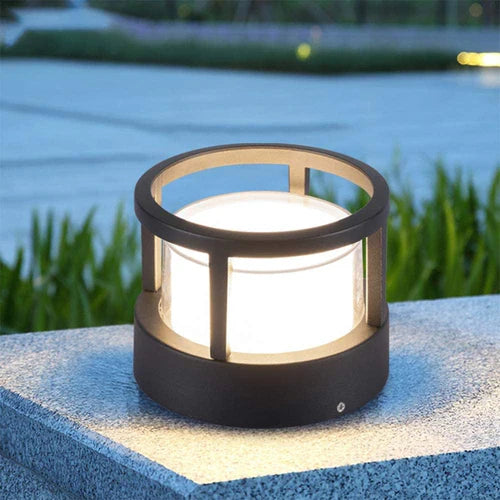 Modern Metal Acrylic Bollard Light Outdoor Garden | Tunero