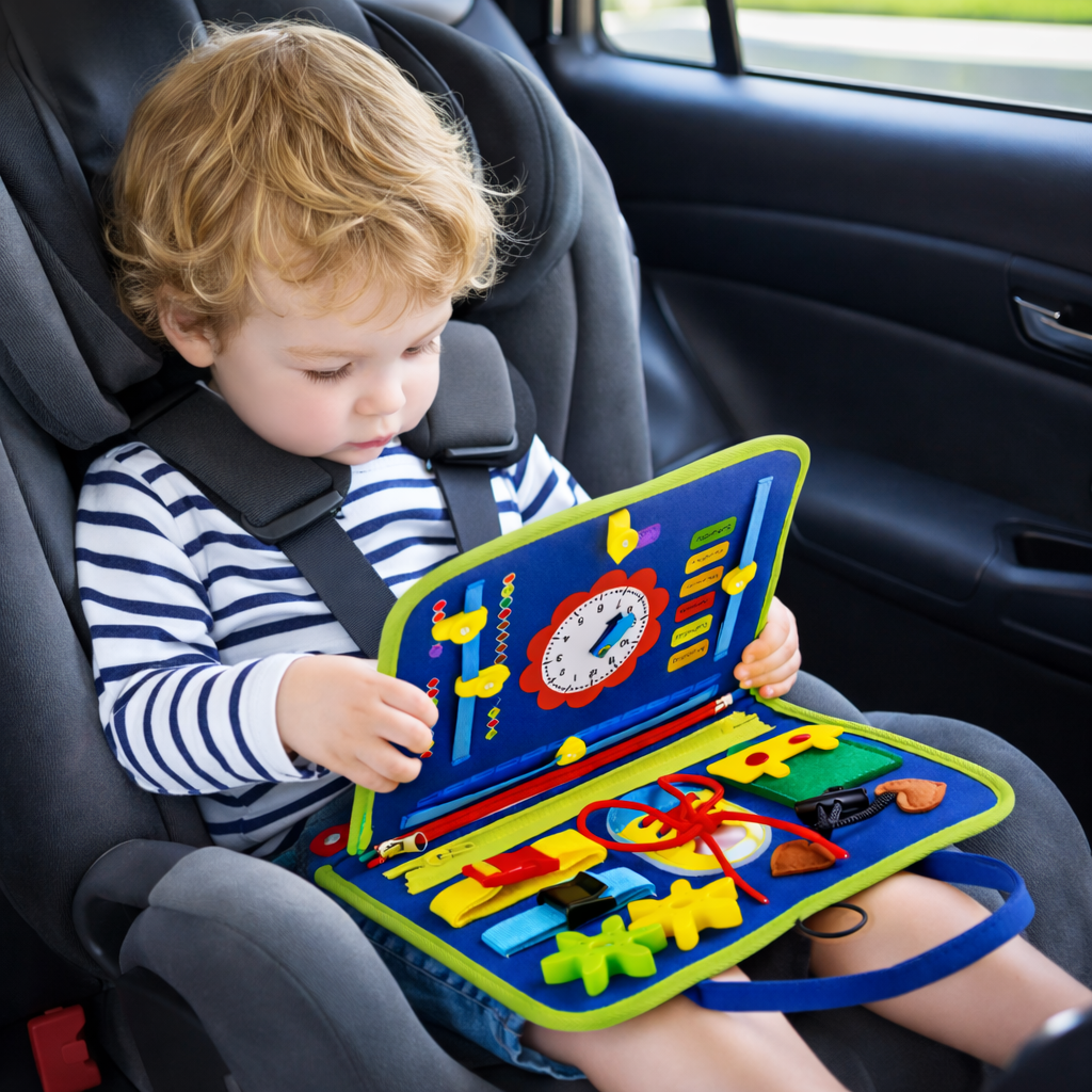 Montessori Toy Busy Board Toddler Activity Book | Activio