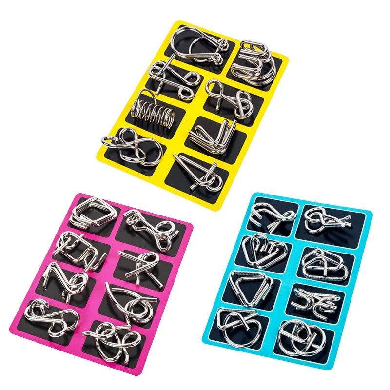 Montessori Toy Metal Wire Puzzle Set | Nexaro