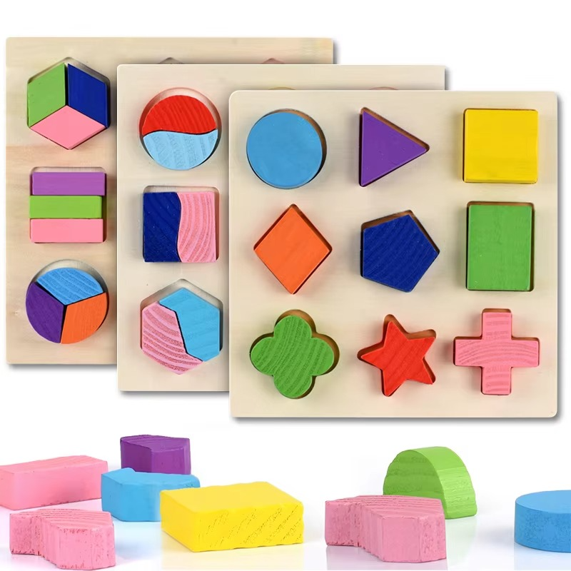 Montessori Toy Wooden Shape Sorting Puzzle | Formelo