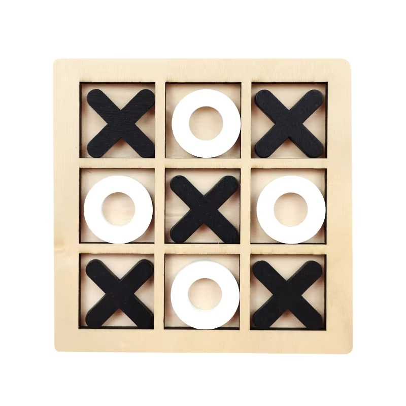 Montessori Toy Wooden Tic Tac Toe Game | Kidaro