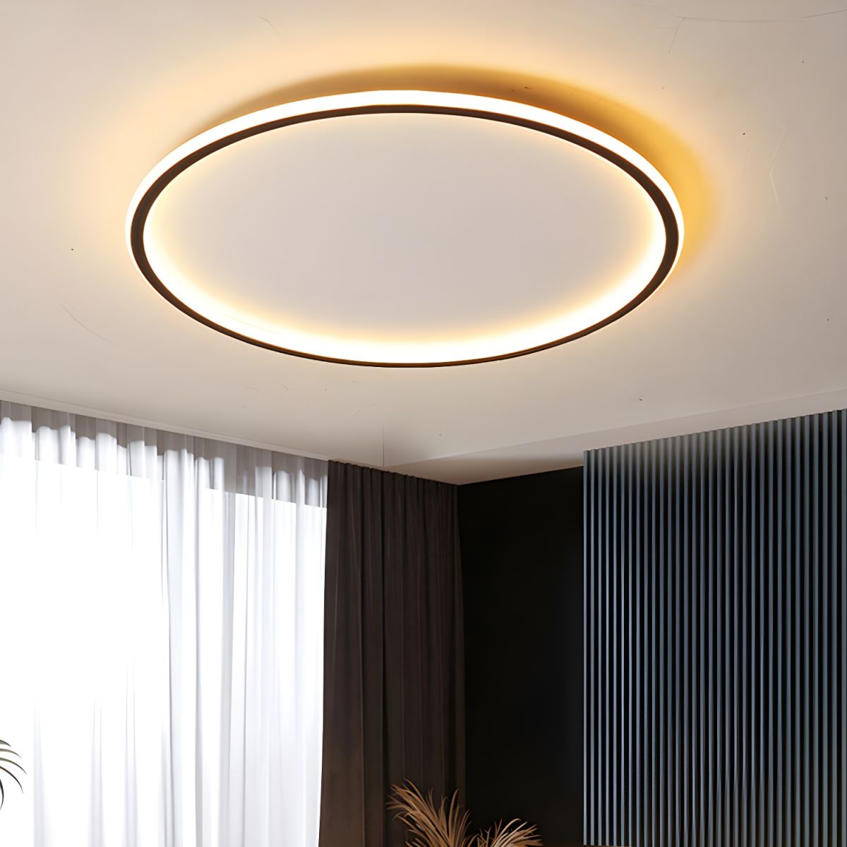 Nordic Ceiling Light with LED Dimmable Flush Mount | Zeyric