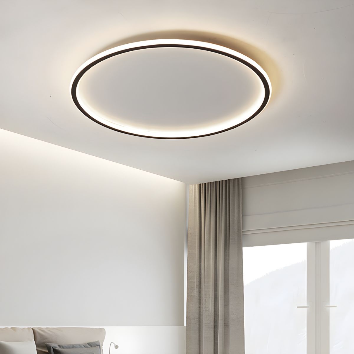 Nordic Ceiling Light with LED Dimmable Flush Mount | Zeyric