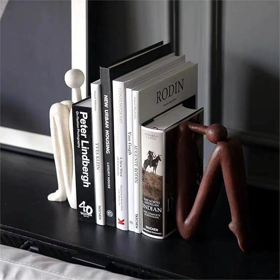 Ornament Sculpture Bookends Modern Shelf Decor | Nurivo