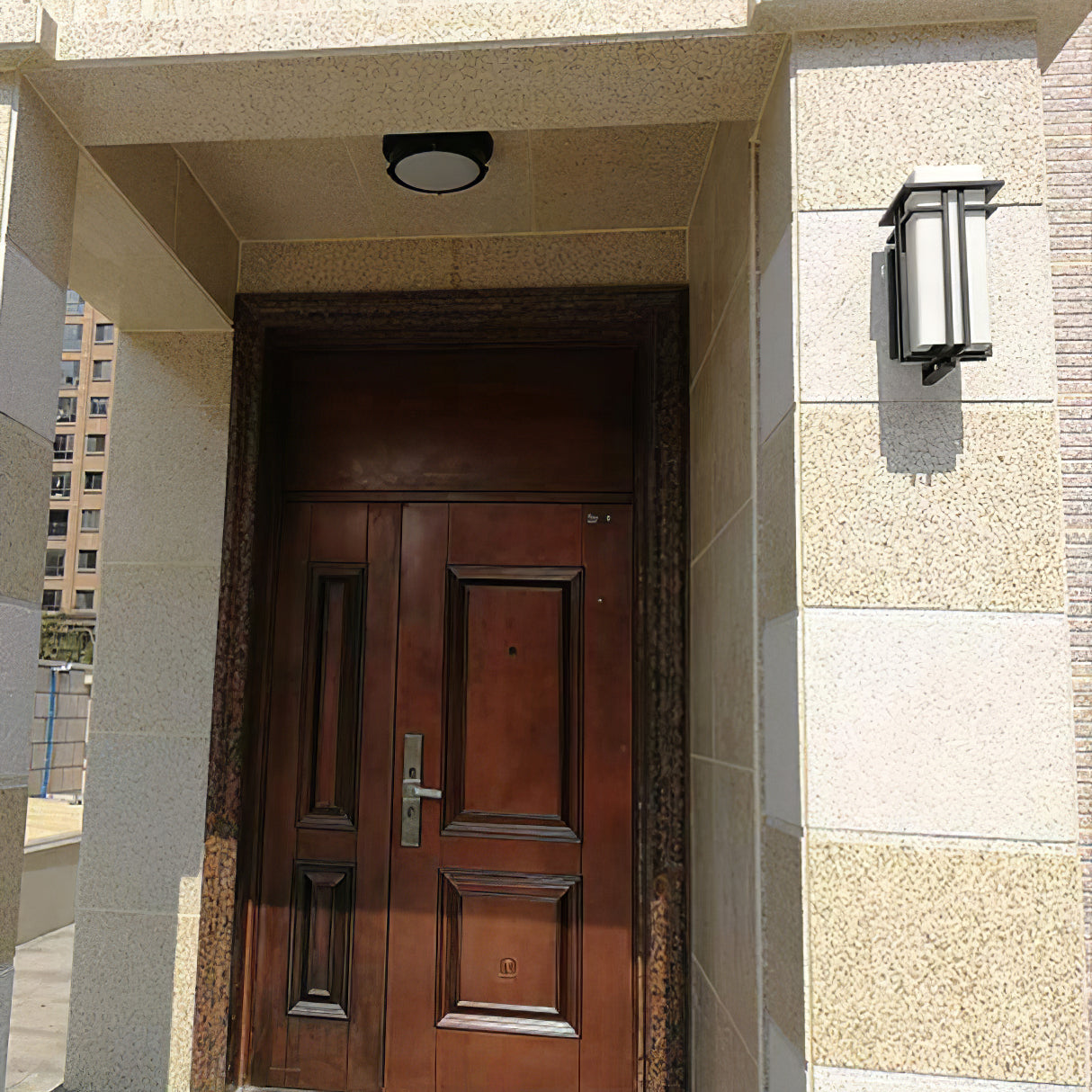 Outdoor Light Glass Retro Industrial Wall Style | Soviel