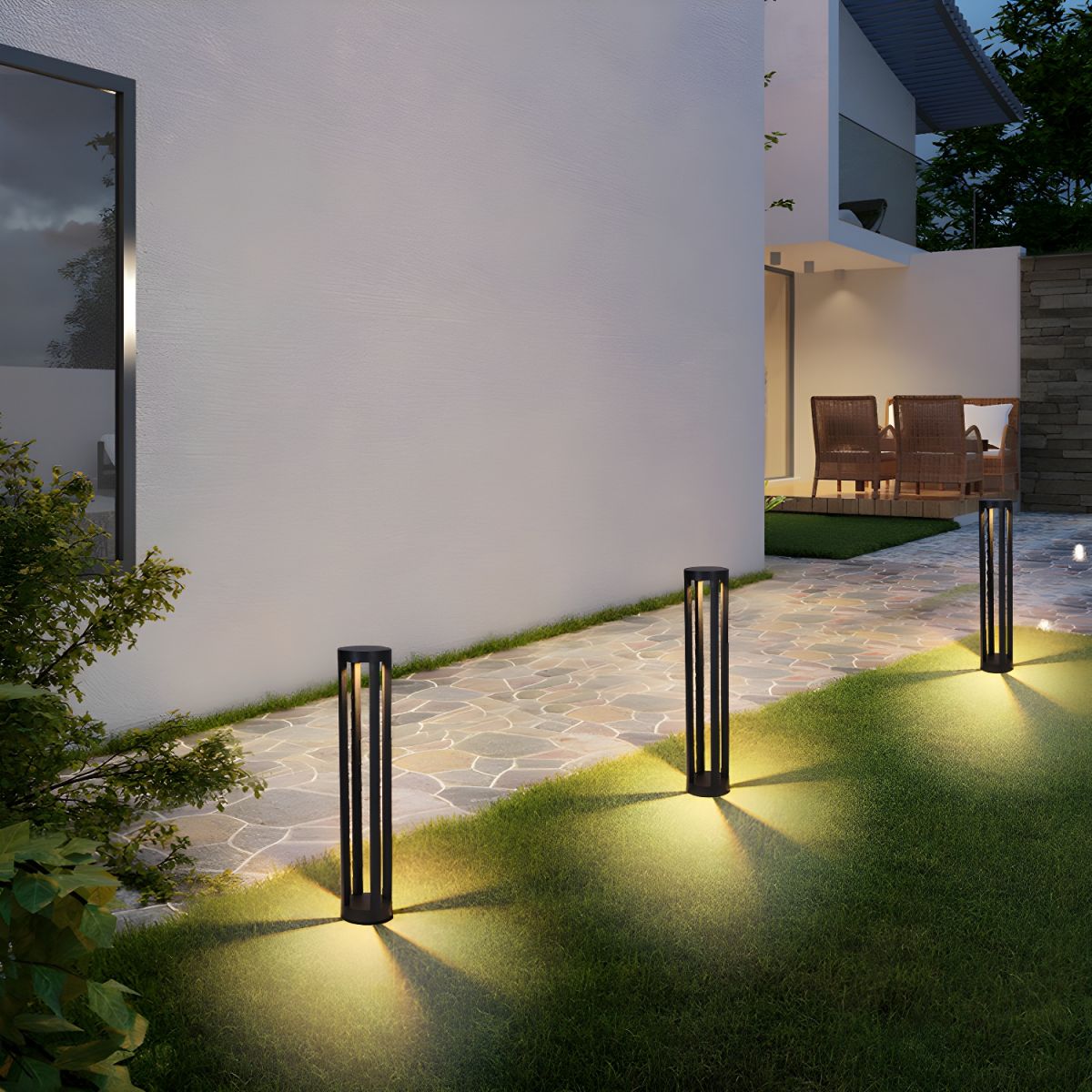 Outdoor Light LED Lawn Lamp Modern Landscape | Alrimo