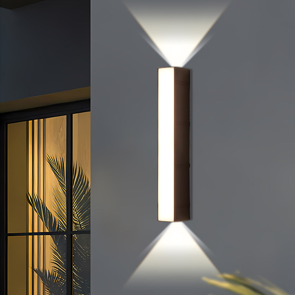Outdoor Light LED Outdoor Wall Light Tube Minimalist | Brilora