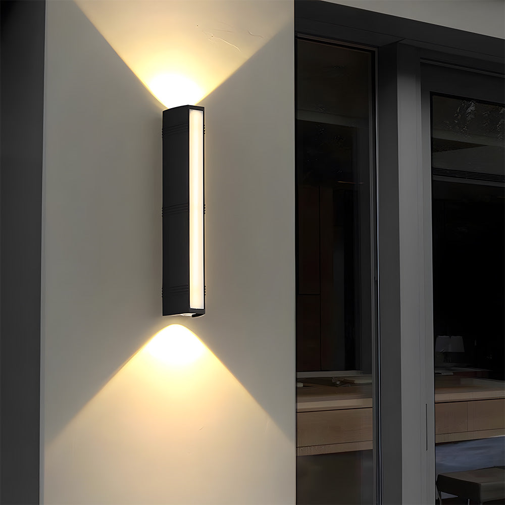 Outdoor Light LED Outdoor Wall Light Tube Minimalist | Brilora