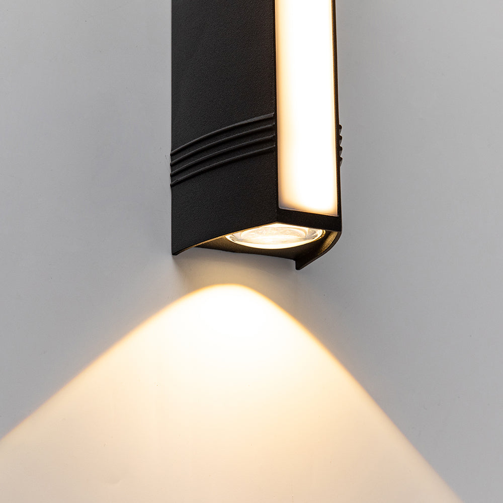 Outdoor Light LED Outdoor Wall Light Tube Minimalist | Brilora
